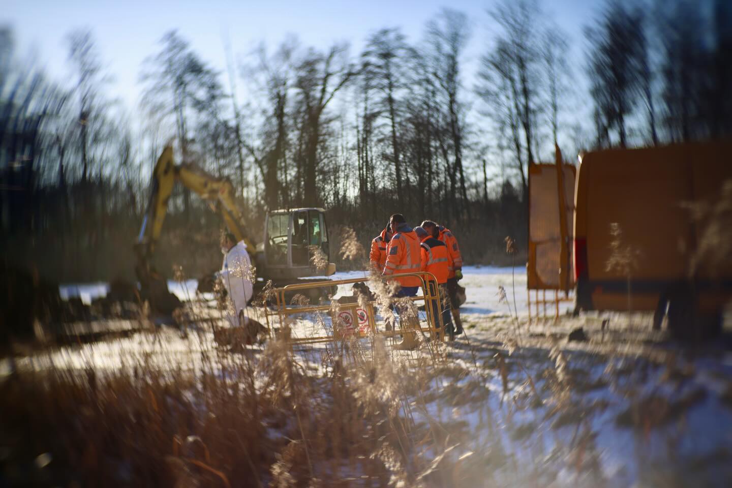 Zimní staveniště — zemní práce v náročných podmínkách